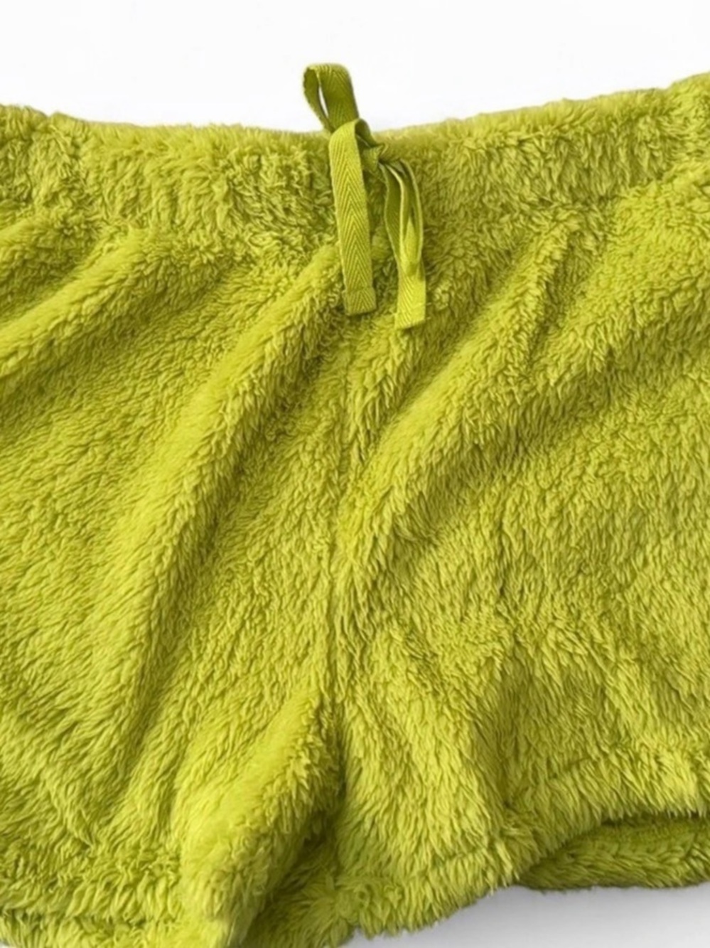 Woman The Grinch Plush Fleece Sleep Shorts Large